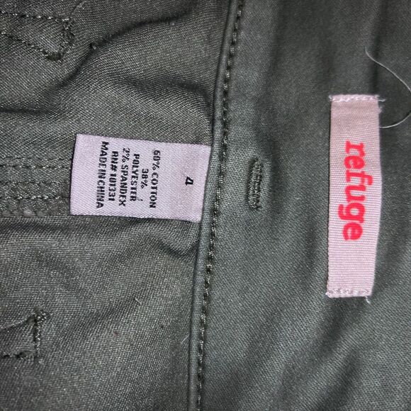 Refuge Olive Green Skinny Jeans Size 4 - Picture 5 of 6